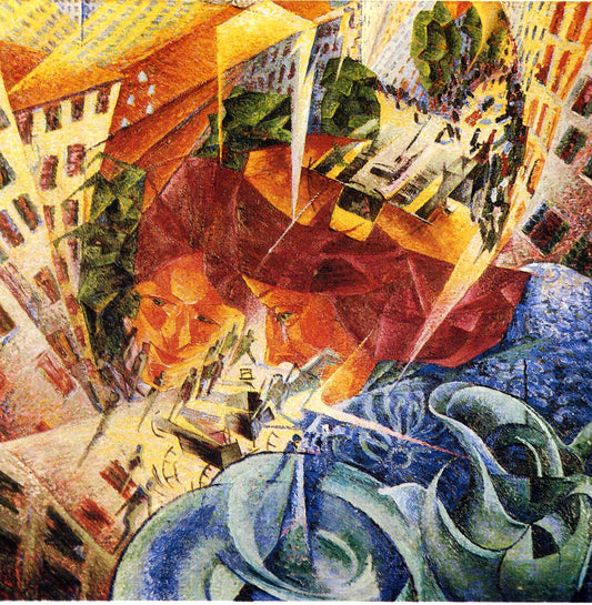 Visions simultanées - Umberto Boccioni
