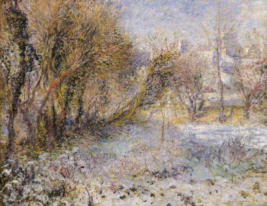 Paysage enneigé - Pierre-Auguste Renoir