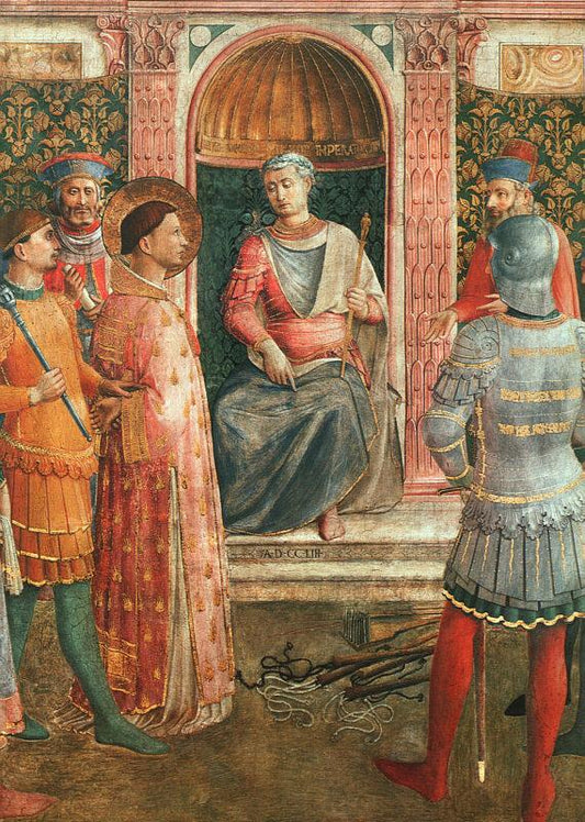 Le procès de Saint Laurent - Fra Angelico