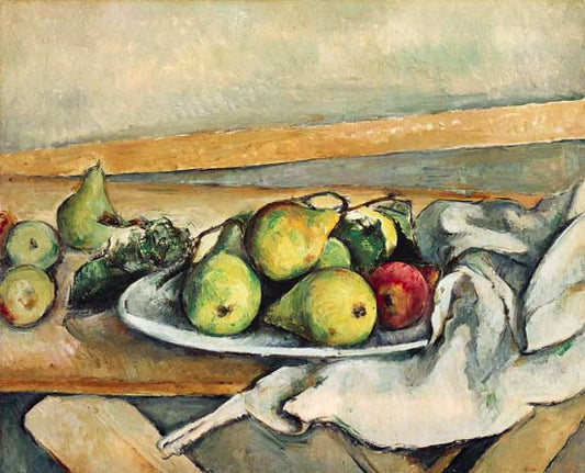 Nature morte avec des poires (1879-1882) - Paul Cézanne