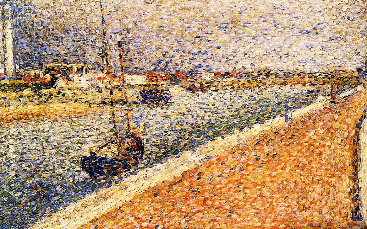 Étude pour "La Manche à Gravelines" - Georges Seurat
