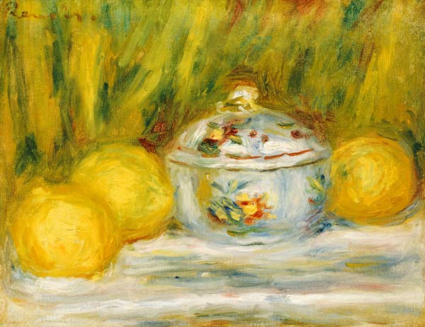 Sucrier et citrons - Pierre-Auguste Renoir