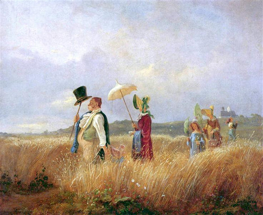 Promenade du dimanche, 1841 - Carl Spitzweg