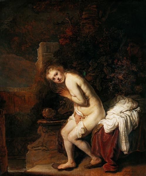 Susanne dans le bain - Rembrandt van Rijn