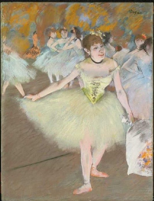 Danseuses sur la scène - Edgar Degas