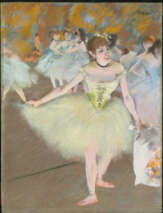 Danseuses sur la scène - Edgar Degas