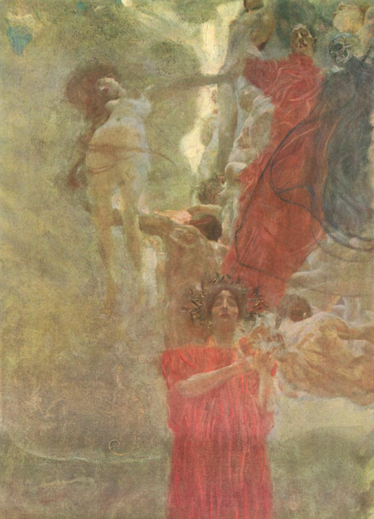 Conception de composition peinte à la médecine - Gustav Klimt