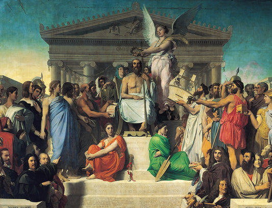 L'apothéose d'Homère - Jean-Auguste-Dominique Ingres