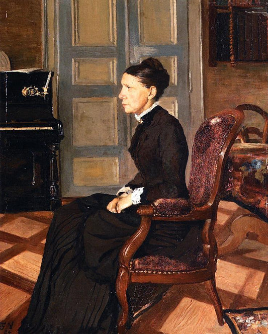 La mère de l'artiste - Félix Edouard Vallotton