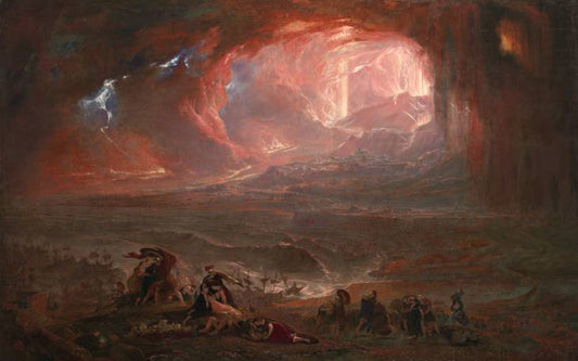 La destruction de Pompéi et d'Herculanum - John Martin
