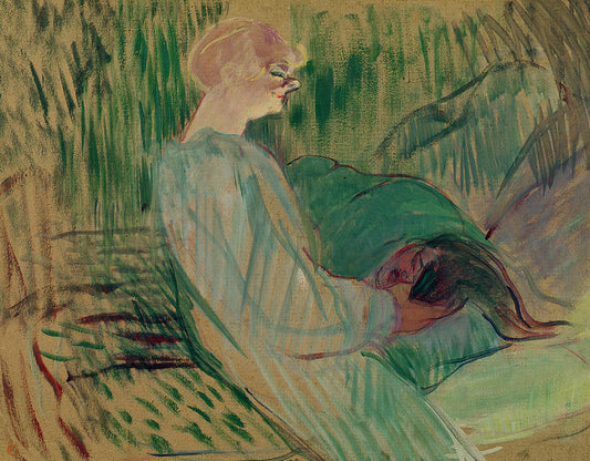 Le Divan, Rolande - Toulouse Lautrec