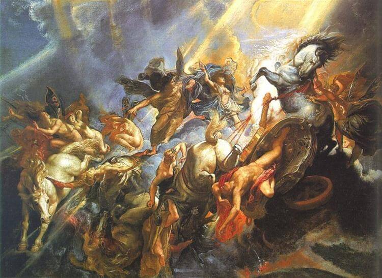 La chute de Phaethon - Peter Paul Rubens