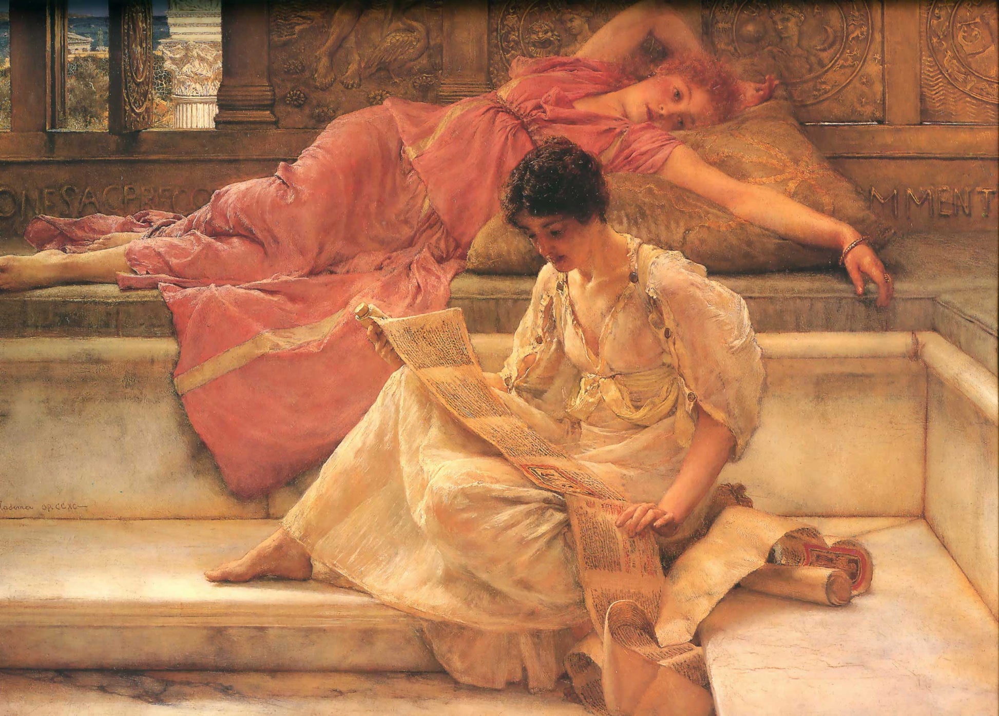 Le Poète favori - Lawrence Alma-Tadema