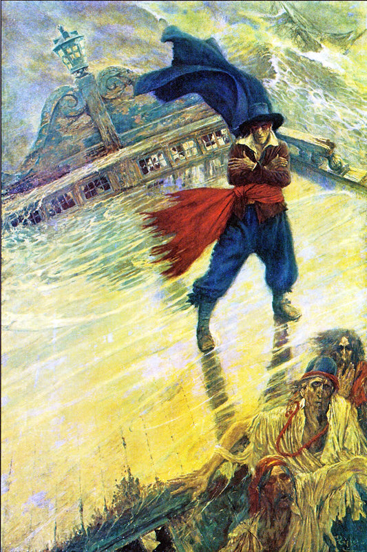 The Flying Dutchman, Published in Colliers Weekly, December 8, 1900 - Howard Pyle