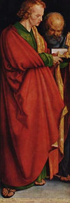 Les quatre apôtres, partie gauche - Saint Jean et Pierre - Albrecht Dürer