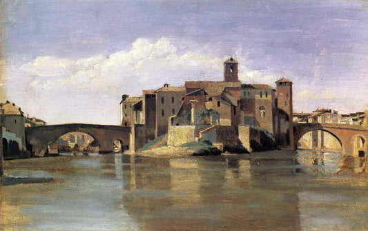 Île de San Bartolomeo (1826-1828) - Camille Corot