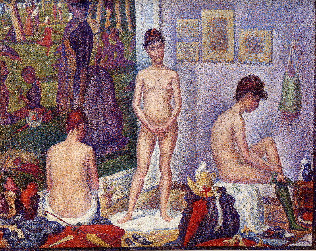 Les modèles - Georges Seurat
