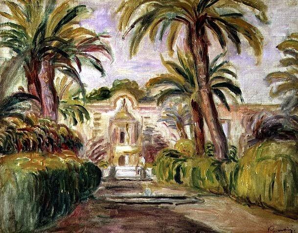 Les palmiers - Pierre-Auguste Renoir