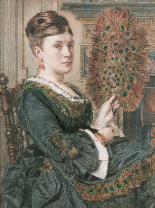 Portrait d'Elizabeth Courtauld - Edward Poynter