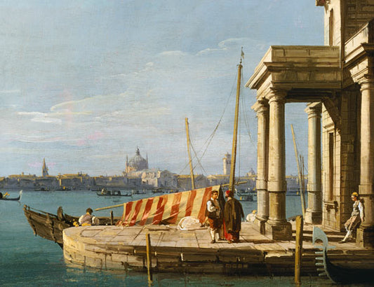 Le quai du Dogano, Venise - Giovanni Antonio Canal