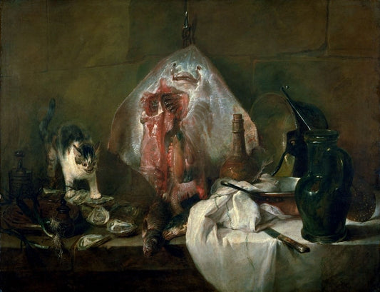 Le rayon ou, l'intérieur de la cuisine - Jean Siméon Chardin