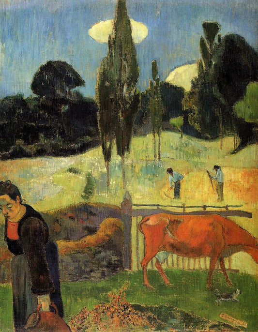 La vache rouge - Paul Gauguin
