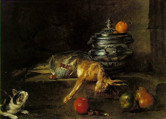 La soupière en argent - Jean Siméon Chardin