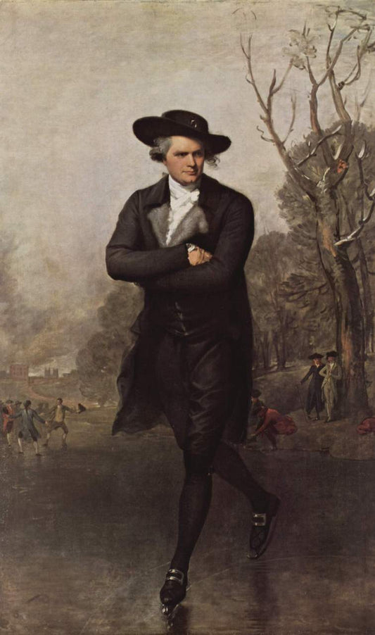 Le patineur (Portrait de William Grant) - Gilbert Stuart