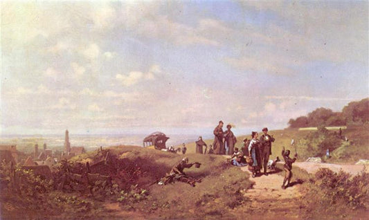 La promenade du dimanche, c.1865 - Carl Spitzweg