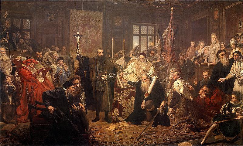The Union of Lublin - Jan Matejko