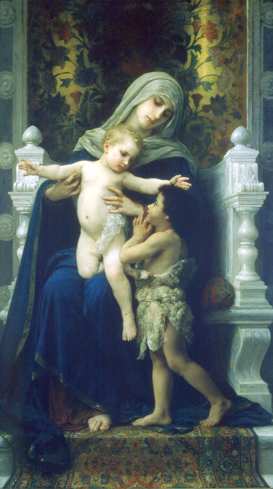 La Vierge, Jésus et Saint Jean Baptiste - William Bouguereau