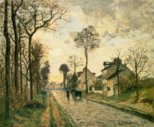 La route de Louveciennes - Edouard Manet