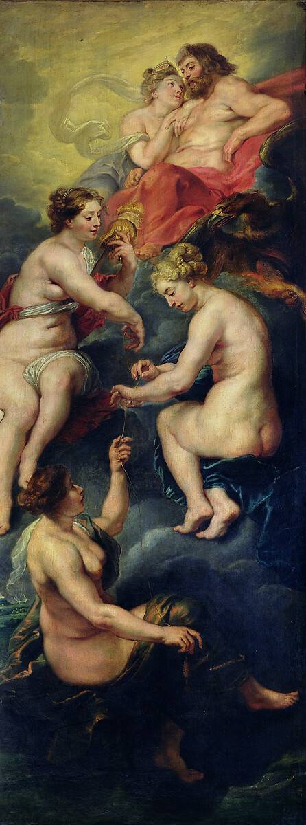 Le Cycle Médicis : Les trois destins qui prédisent l'avenir de Marie de Médicis - Peter Paul Rubens