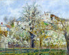 Le potager avec des arbres en fleurs - Edouard Manet