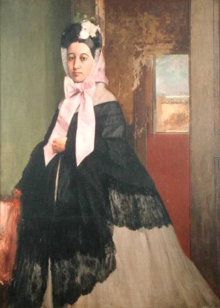 Thérèse de Gas (1842-95), sœur de l'artiste, devenue Madame Edmond Morbilli - Edgar Degas
