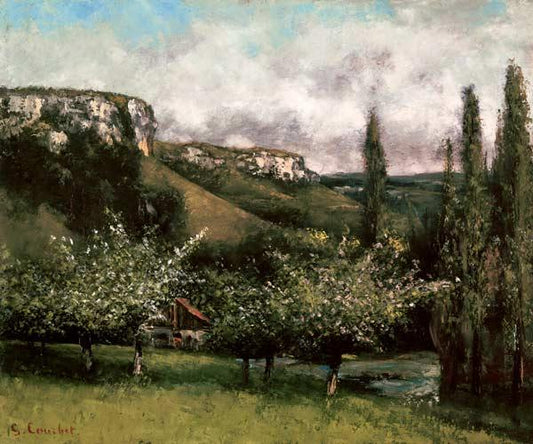 Verger de pommes - Gustave Courbet