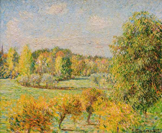 L'automne à Eragny - Camille Pissarro