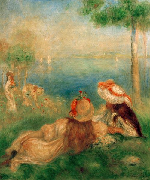 Filles à la mer - Pierre-Auguste Renoir