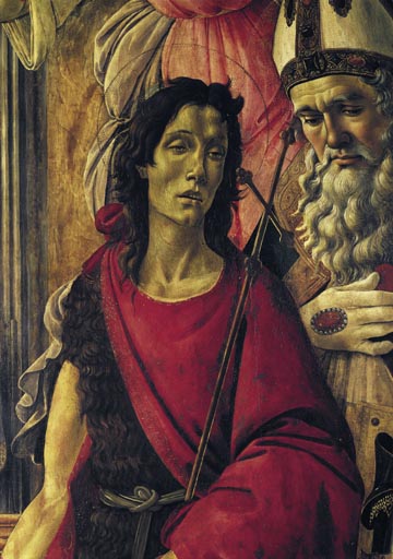 Vierge trônant avec l'enfant, anges et saints - Sandro Botticelli