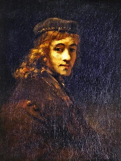 Titus le fils de l'artiste c.1662 - Rembrandt van Rijn