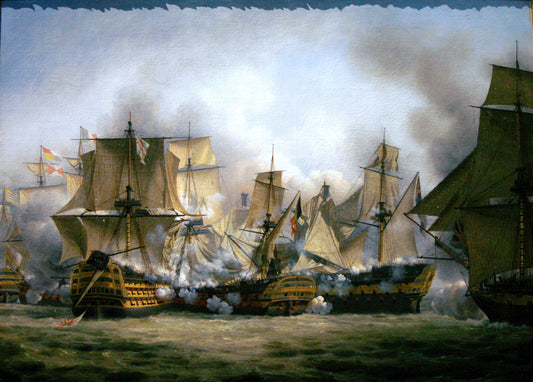 Le redoutable à la bataille de Trafalgar - Louis Philippe Crepin