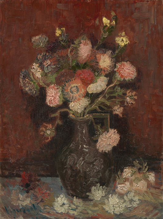 Vase avec asters chinois et glaïeuls - Van Gogh
