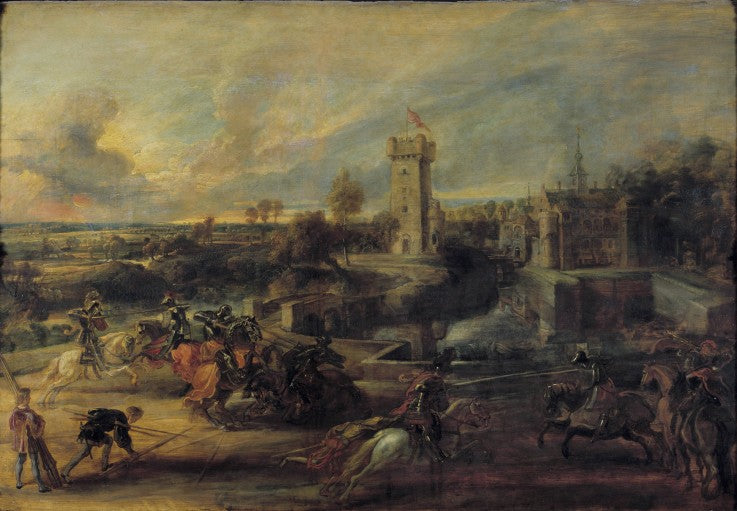 Tournoi devant le château de Steen - Peter Paul Rubens