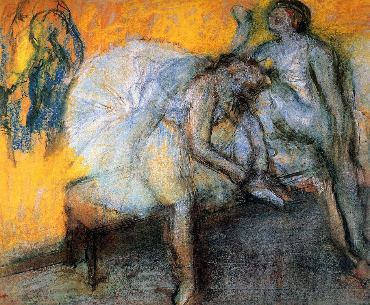 Deux danseurs se détendant - Edgar Degas