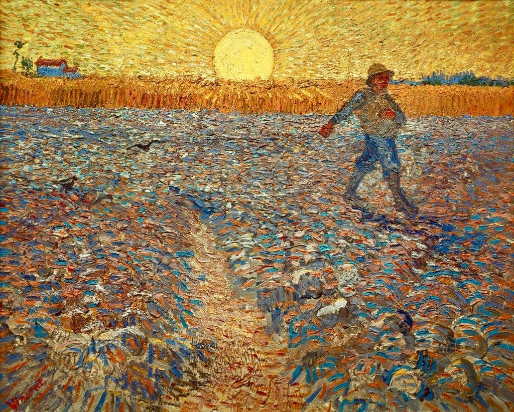 Le semeur au soleil couchant - Van Gogh