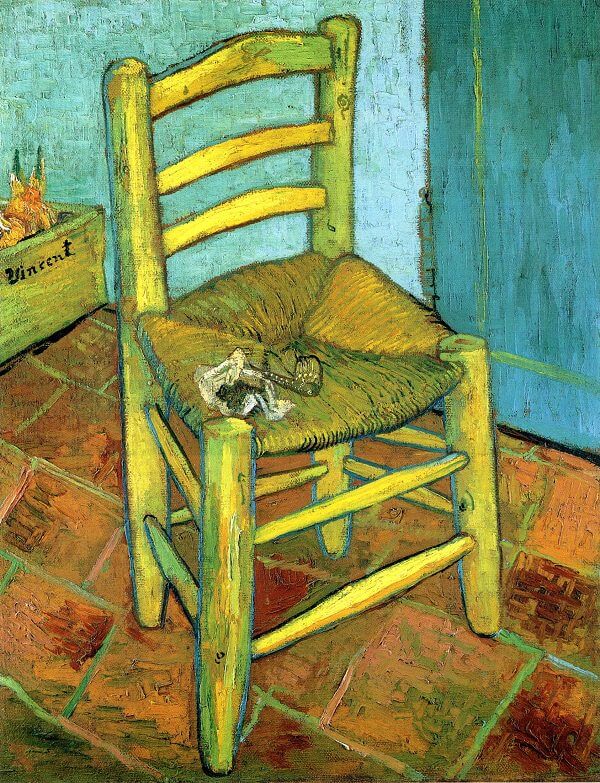 Chaise de Vincent avec une pipe - Van Gogh