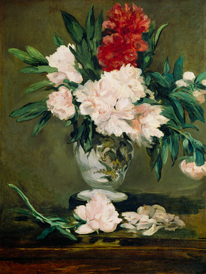 Vase de pivoines - Edouard Manet