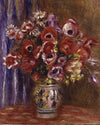 Vase de tulipes et d'anémones - Pierre-Auguste Renoir