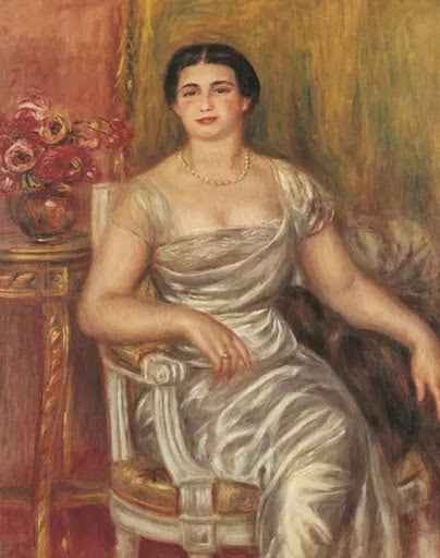 La poêtesse Alice Vallière - Pierre-Auguste Renoir
