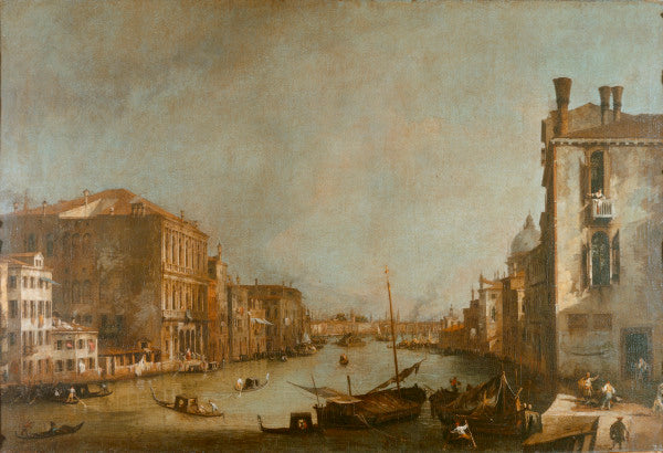 Le Grand Canal à Venise avec le Palazzo Corner Canale Grande - Giovanni Antonio Canal